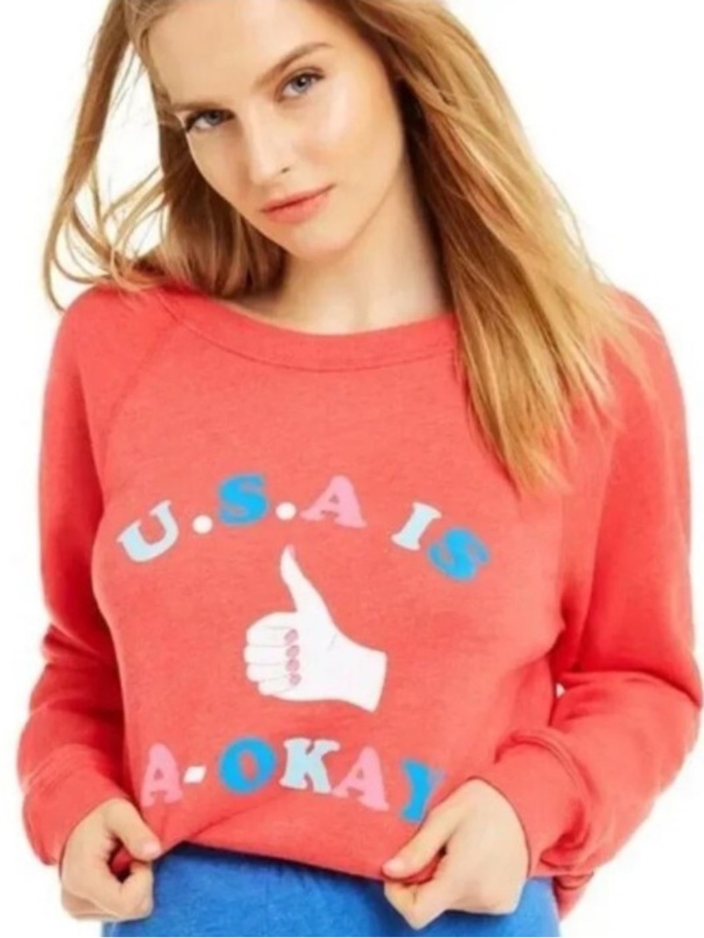 Wildfox USA Jumper Shirt‎ nwt
